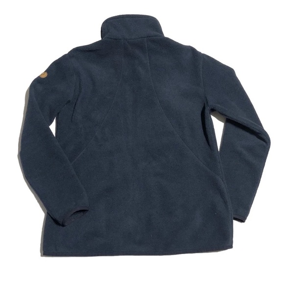 Fjallraven Stina Outdoor Fleece Full Zip Fleece Jacket Navy Blue - Picture 8 of 8